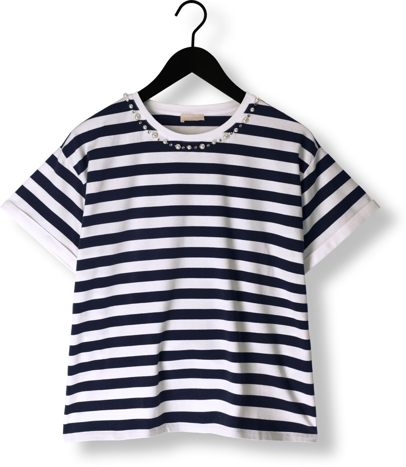 LIU JO Dames Tops & T-shirts J.striped T-shirt Blauw