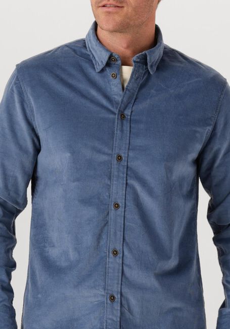 Blauwe ANERKJENDT Casual overhemd AKLEIF SOLID CORD SHIRT - large