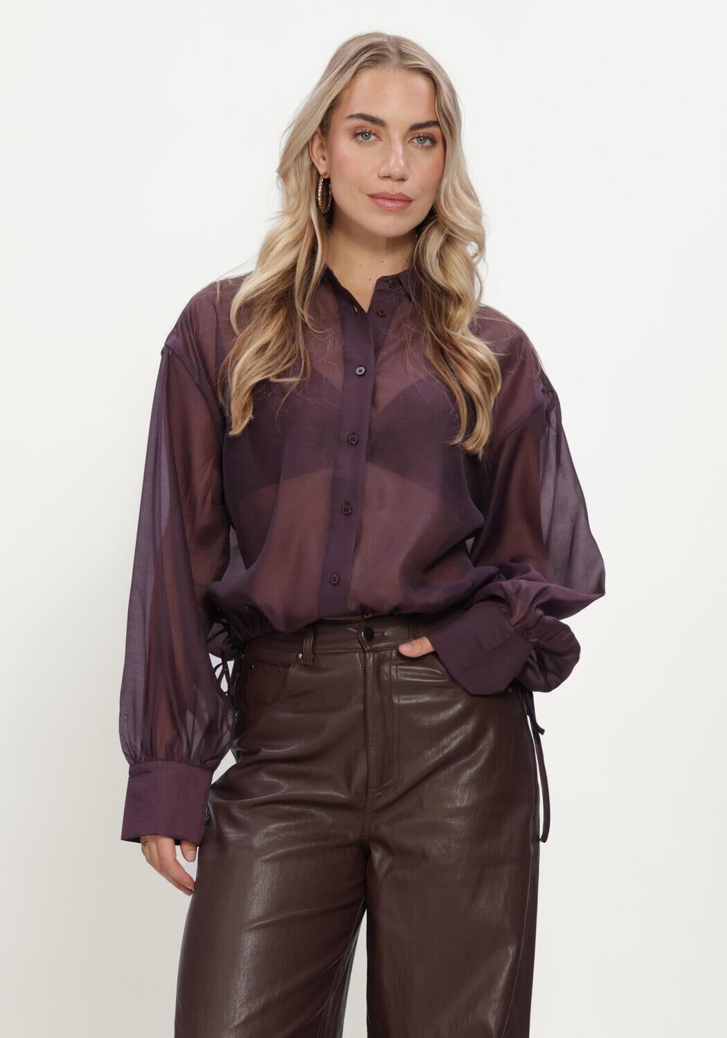 Plum EDITED Blouses OTTILIA BLOUSE