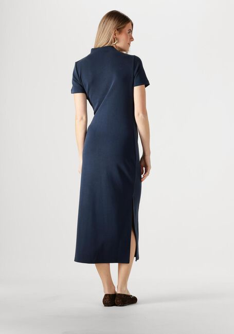 Donkerblauwe MY ESSENTIAL WARDROBE Midi jurk HELLEMW DRESS - large