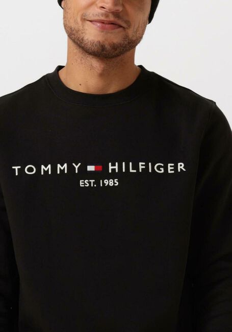 Zwarte TOMMY HILFIGER Sweater TOMMY LOGO SWEATSHIRT - large