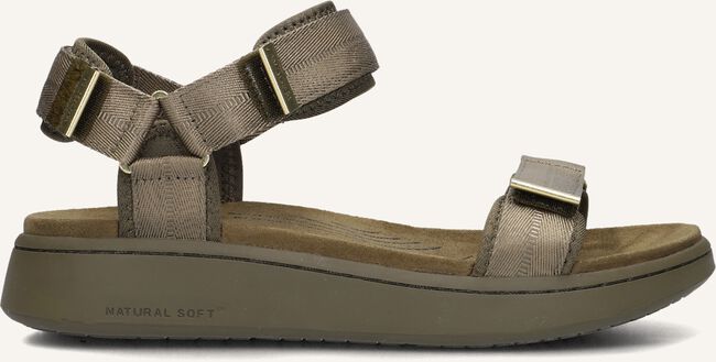 Groene WODEN Platte sandalen LINE Groene WODEN Platte sandalen LINE - large