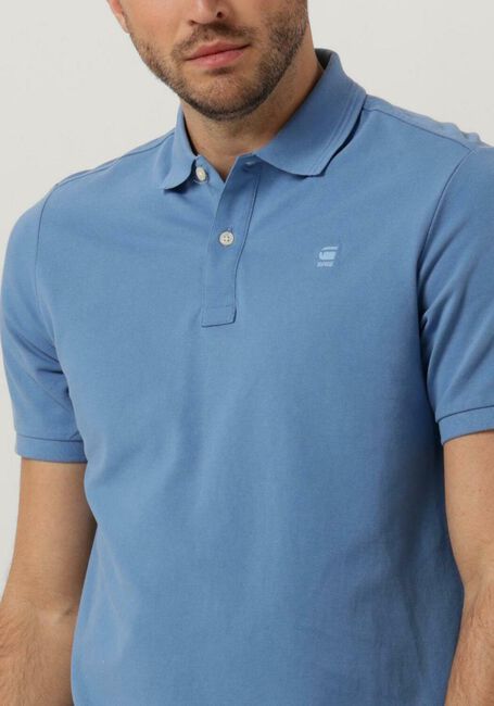 Blauwe G-STAR RAW Polo DUNDA SLIM POLO S/S - large