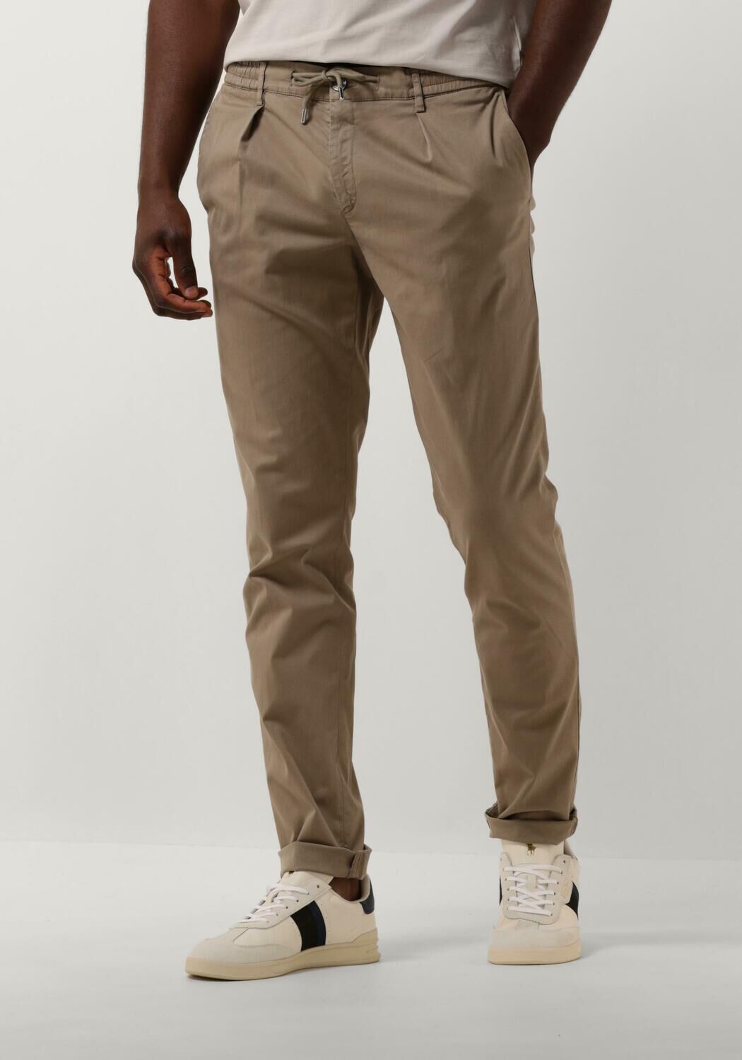 PROFUOMO Heren Broeken Trousers 842 Sportcord Taupe