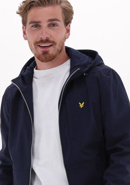 Donkerblauwe LYLE & SCOTT Jack SOFTSHELL JACKET - large