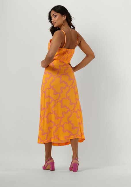 Gele Y.A.S. Midi jurk YASMOLEA STRAP MIDI DRESS - large