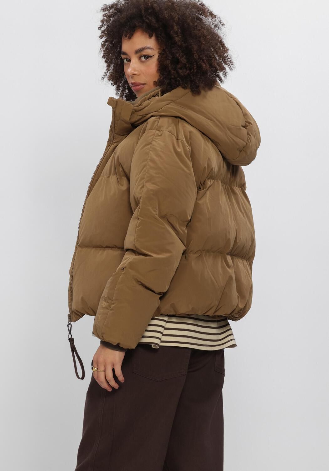 Bruine HARPER & YVE Gewatteerde jas IBBY-JA - large