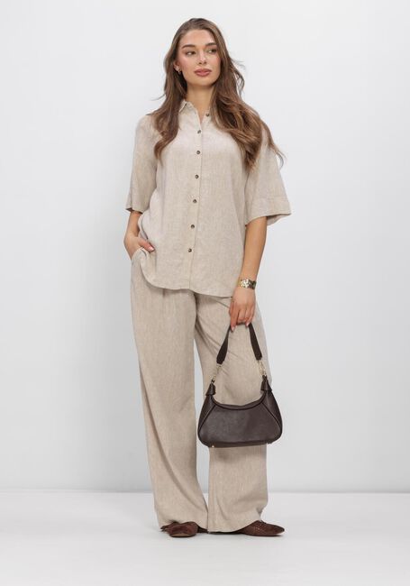 Zand MSCH COPENHAGEN Broeken MSCHVIANA GINIA PLEAT PANTS - large