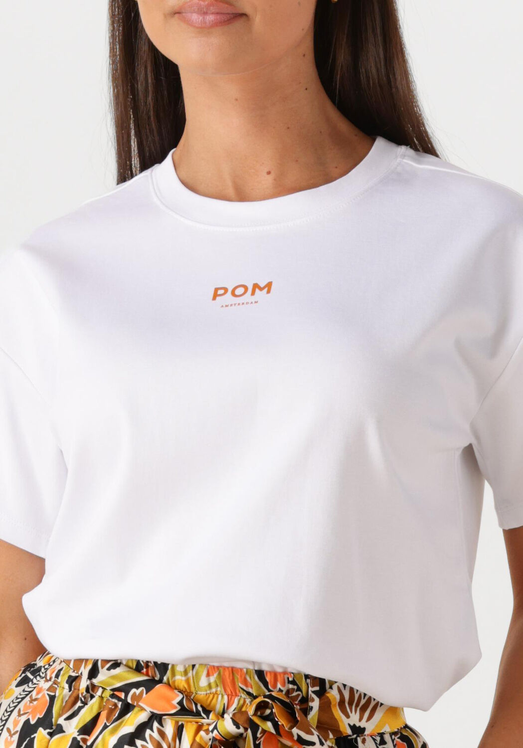 POM AMSTERDAM Dames Tops & T-shirts The Adventurist Wit