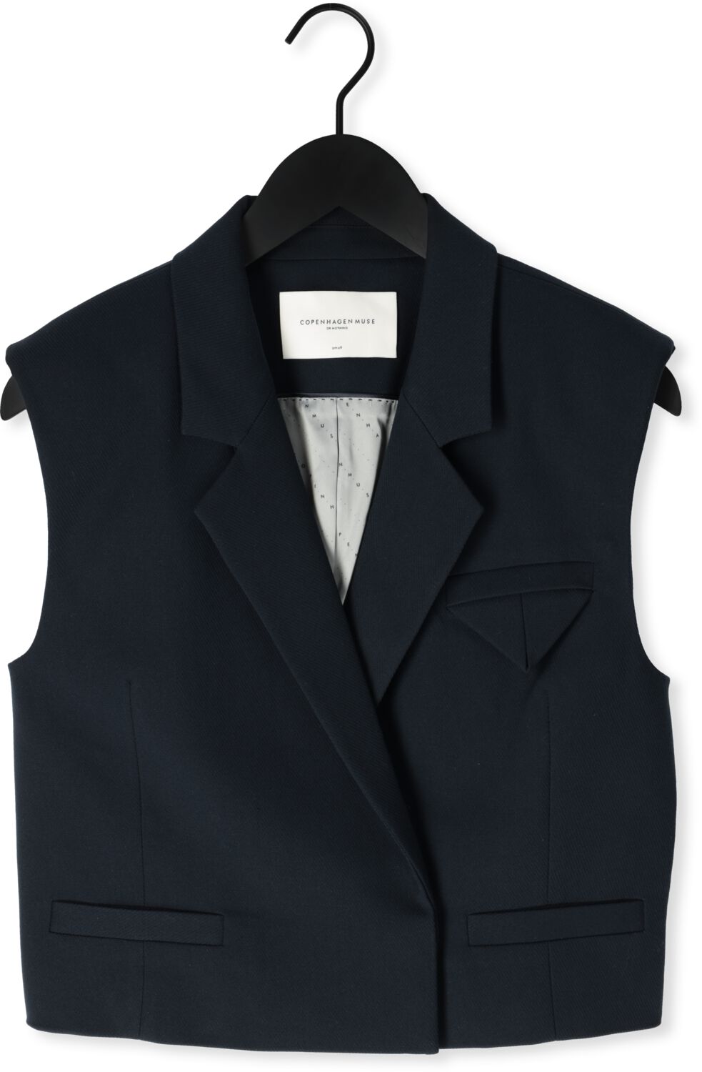 COPENHAGEN MUSE Dames Blazers Cmtailor-short Waiscoat Donkerblauw
