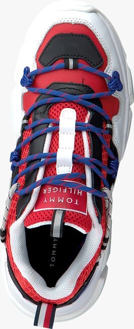 Rode TOMMY HILFIGER CITY VOYAGER CHUNKY Lage sneakers - large