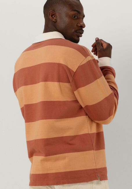 Oranje FORÉT Trui MATCH POLO SWEATSHIRT - large