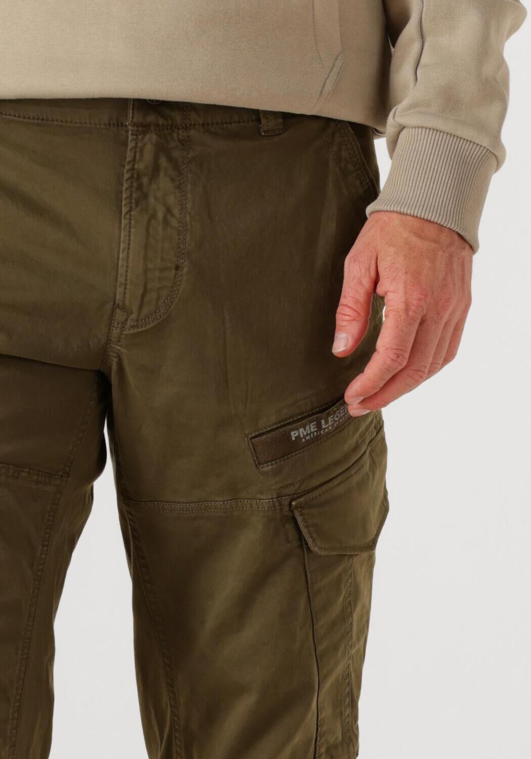 PME LEGEND Heren Broeken Nordrop Cargo Khaki