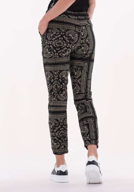 Zwarte 10DAYS Joggingbroek CROPPED JOGGER PAISLEY - large