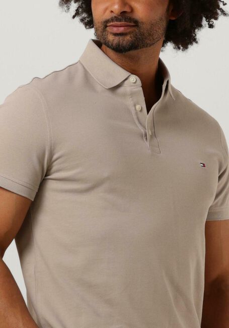Beige TOMMY HILFIGER Polo 1985 SLIM POLO - large