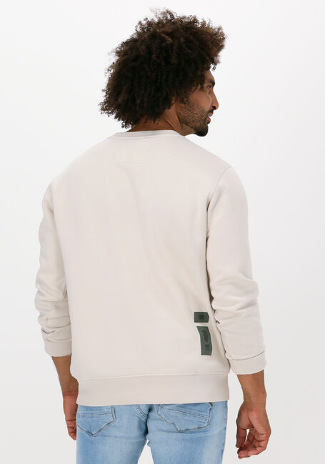 Gebroken wit G-STAR RAW Sweater A971 - ASHOR SWEAT R- 3D RAW. - large