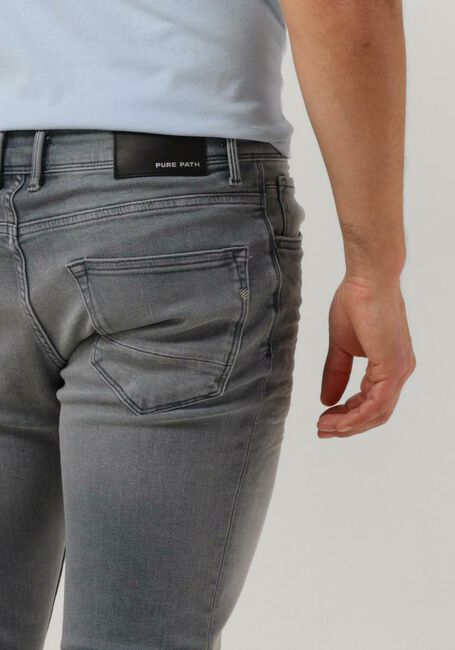 Grijze PURE PATH Slim fit jeans W1225 THE JONE - large