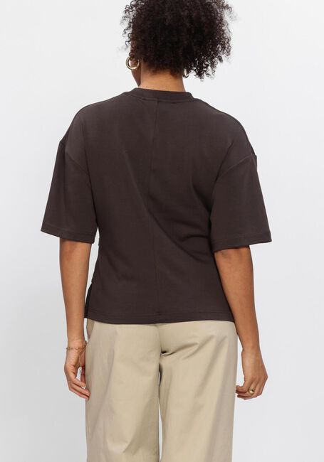 Bruine SECOND FEMALE T-shirt ENORA BROOCH TEE - large