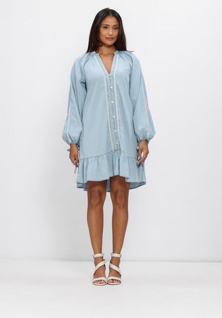 Lichtblauwe NOTRE-V Mini jurk NV-HERLINDA - large