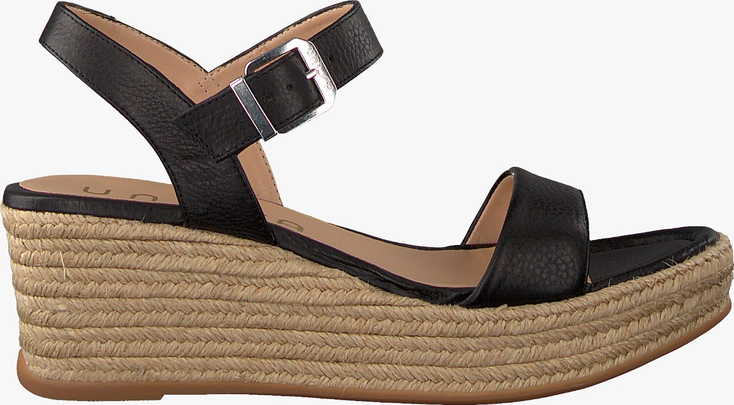 woonadres Kinderen beddengoed Zwarte UNISA Sandalen KALKA | Omoda