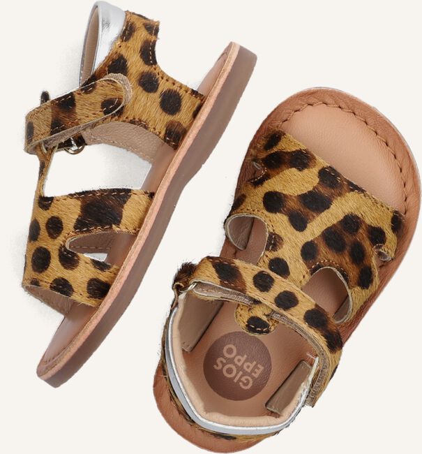 Bruine GIOSEPPO Platte sandalen ROSEVILLE Bruine GIOSEPPO Platte sandalen ROSEVILLE - large