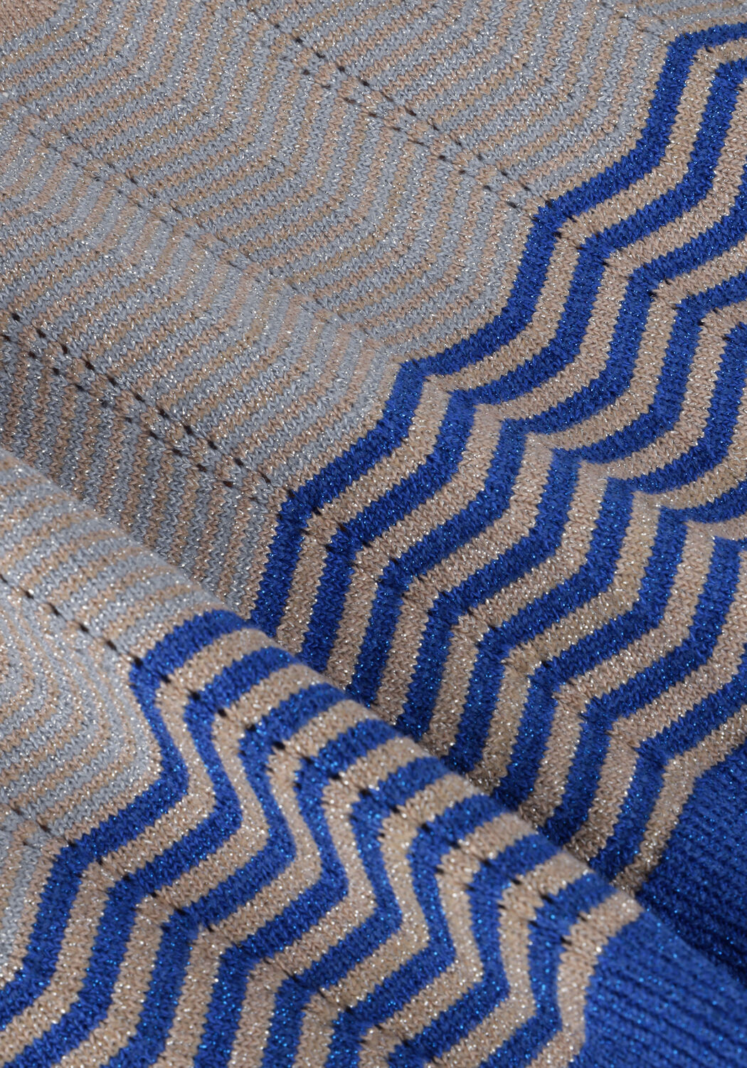 Blauwe NEO NOIR Trui DARY STRIPE KNIT BLOUSE - large