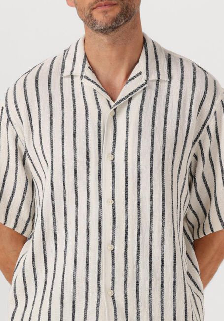 Witte SELECTED HOMME Casual overhemd SLHRELAX-SAL SHIRT SS RESORT - large