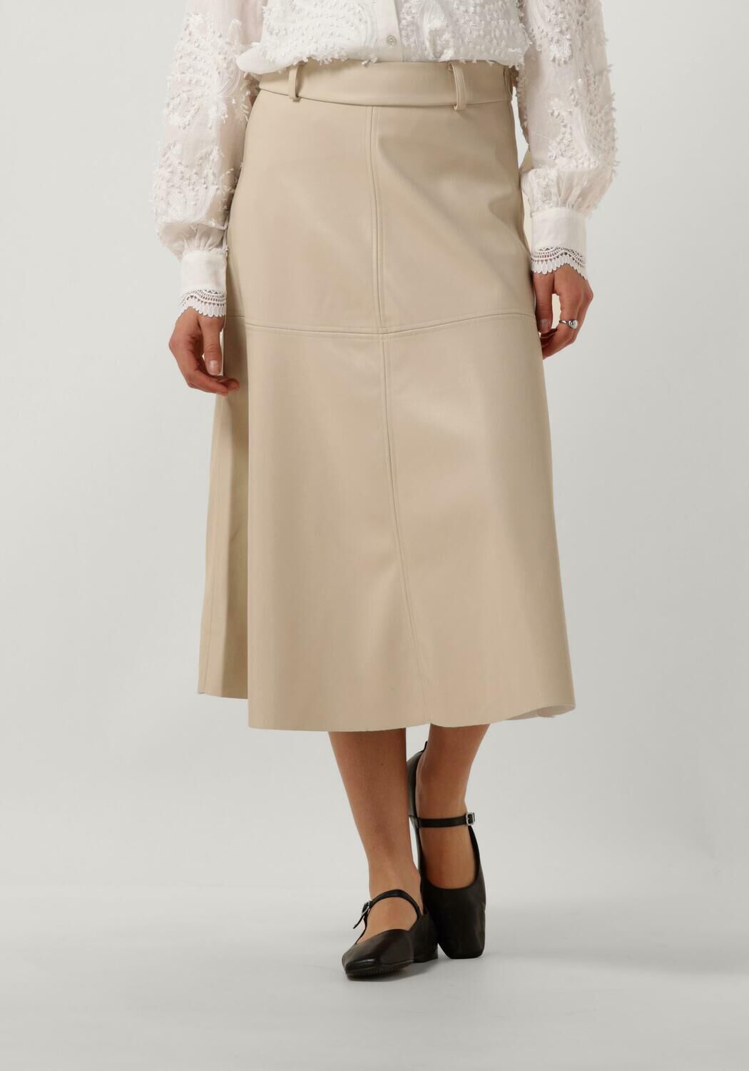 BRUUNS BAZAAR Dames Rokken Vegani Imma Skirt Creme