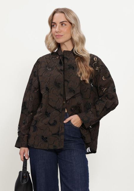 Bruine AAIKO Blouses JANESSE EMBROIDERY CO 504 - large