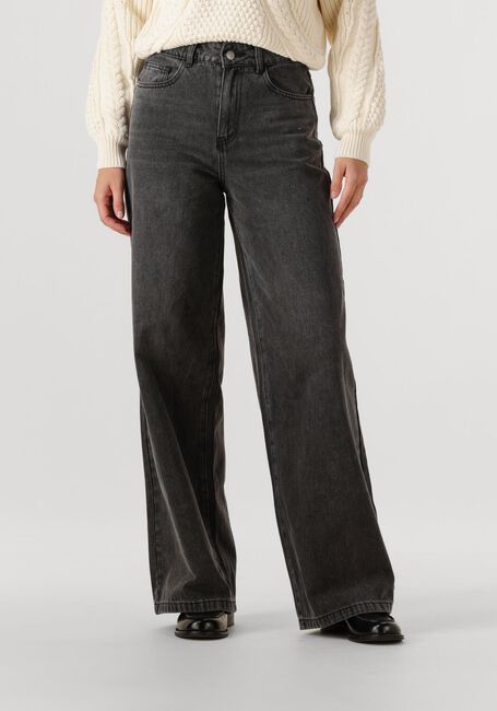 Antraciet ROUGE EDIT Wide jeans ROUMORA HW WF F/L RELAXED JEANS - large