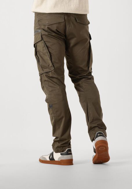 Donkergroene G-STAR RAW Cargobroeken ROVIC ZIP 3D REGULAR TAPERED - large