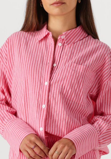 Koraal COLOURFUL REBEL Blouses VICKY STRIPED DROPPED SHOULDER BLOUSE - large