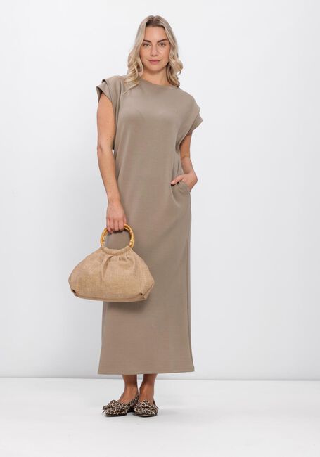 Taupe AIMEE THE LABEL Maxi jurk SILVANA - large