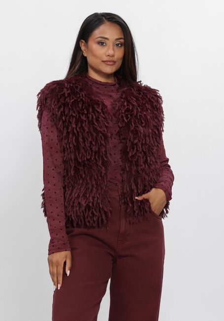 Bordeaux NUKUS Gilet MILA GILET FEATHER - large