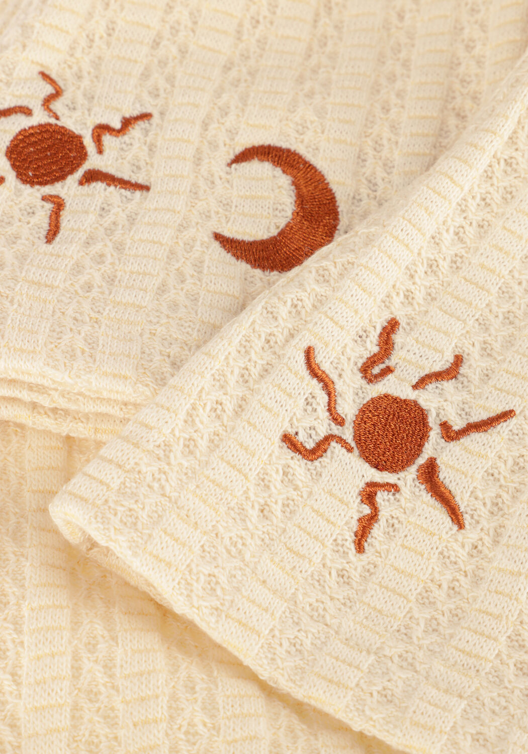 Ecru AMMEHOELA Flared broek CORINE - large