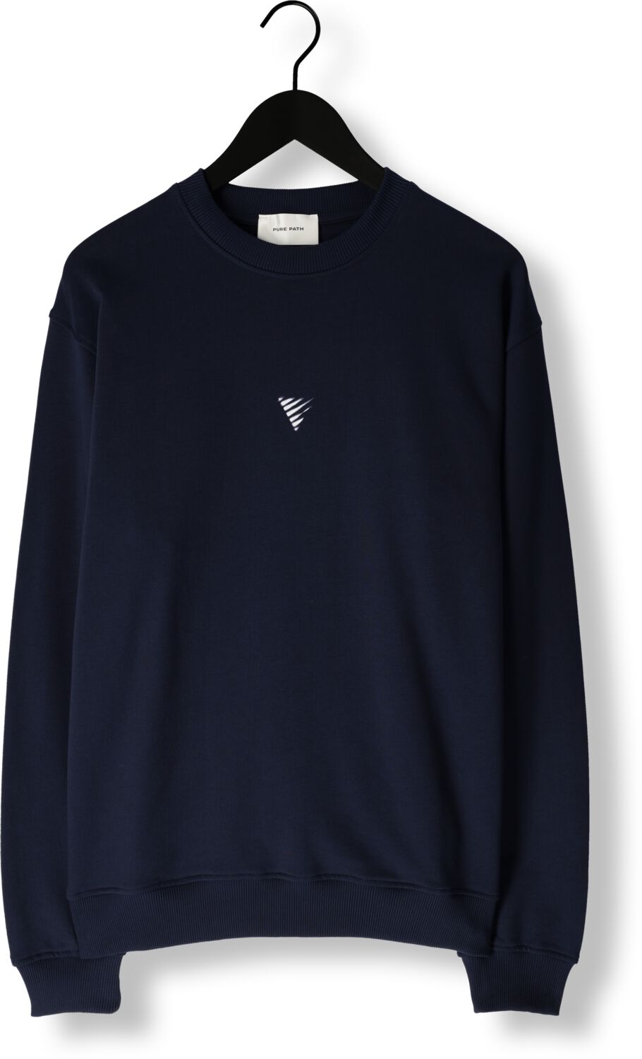 PURE PATH Heren Truien & Vesten Loose Fit Sweaters Crewneck305 Donkerblauw