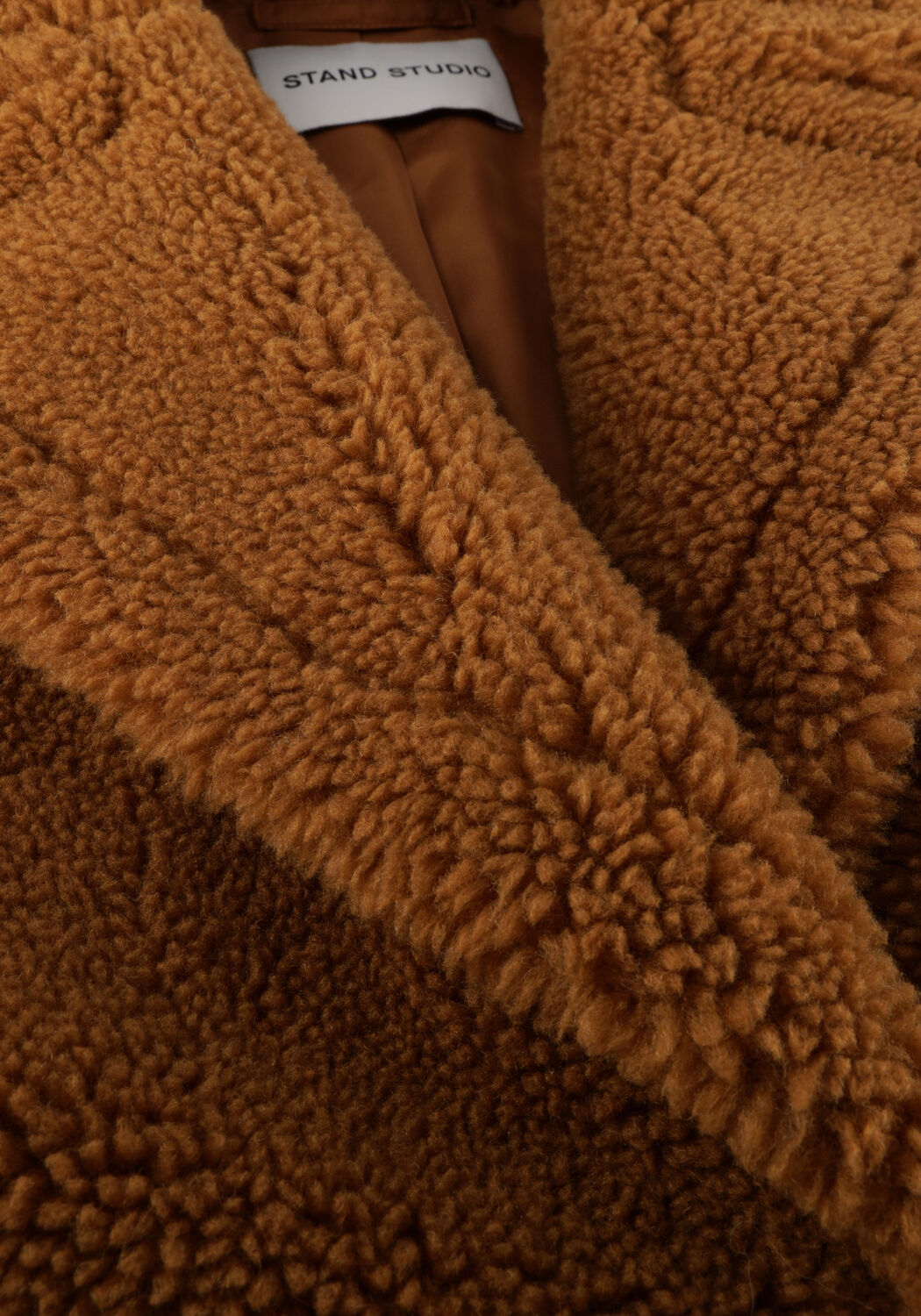 Camel STAND STUDIO Teddy jas MARIA COAT - large