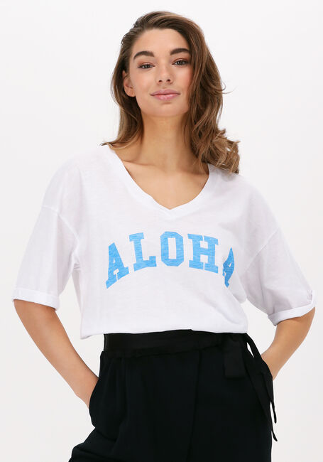 Witte 10DAYS T-shirt TEE SLUB - large