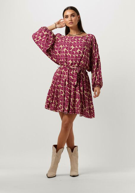 Paarse AMAYA AMSTERDAM Mini jurk CATE DRESS - large