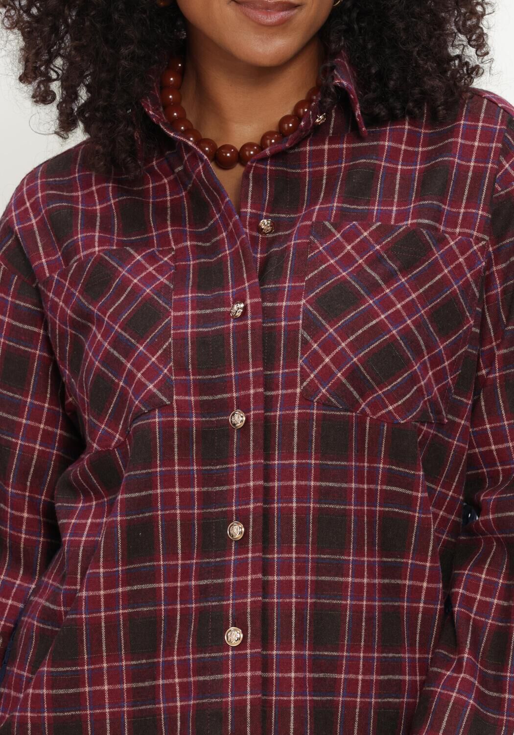 Bordeaux AMAYA AMSTERDAM Blouses THE MUSE BLOUSE - large