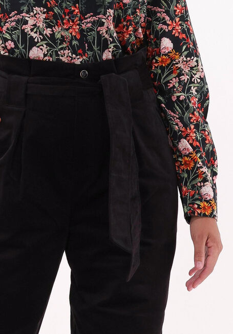 Zwarte SCOTCH & SODA Pantalon DAISY - HIGH RISE STRAIGHT LEG PAPERBAG TROUSERS - large