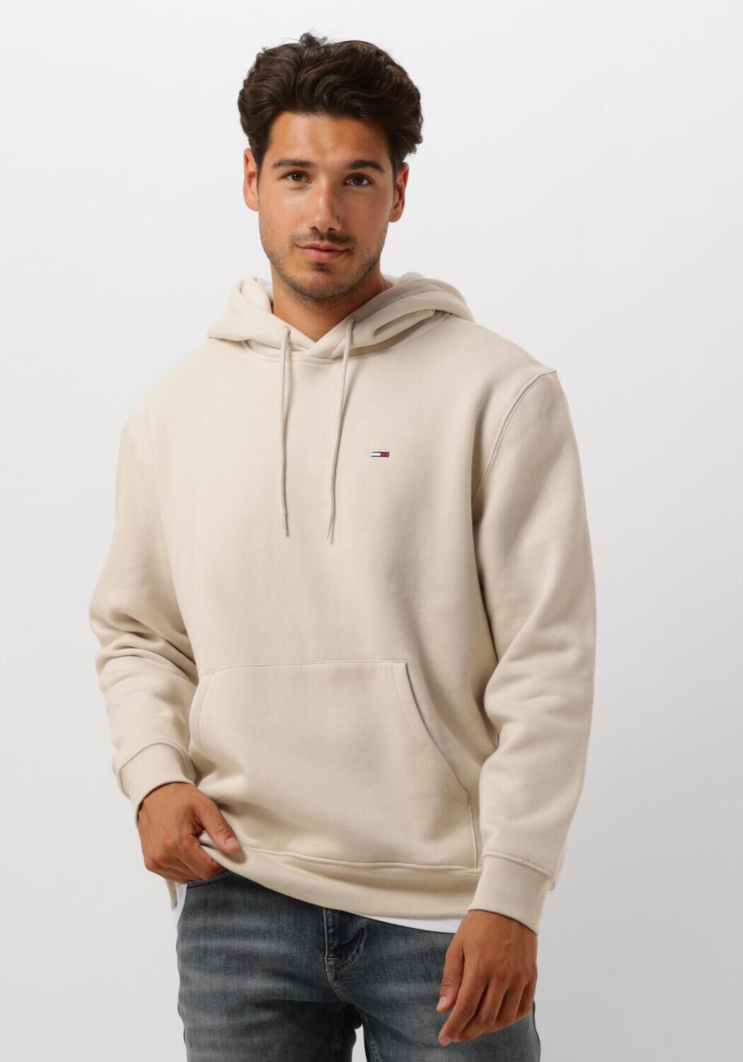 TOMMY JEANS Sweatshirt TJM REG S FLAG HOODIE met geborduurd merklogo op borsthoogte