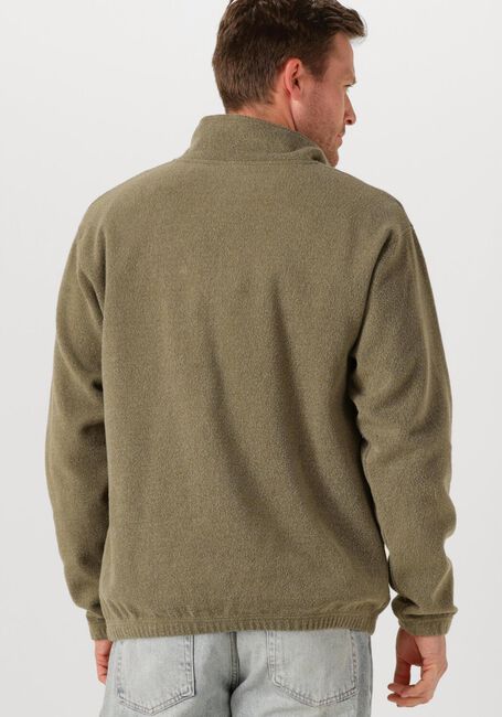 Olijf FORÉT Sweater ELM HALF ZIP SWEATSHIRT - large