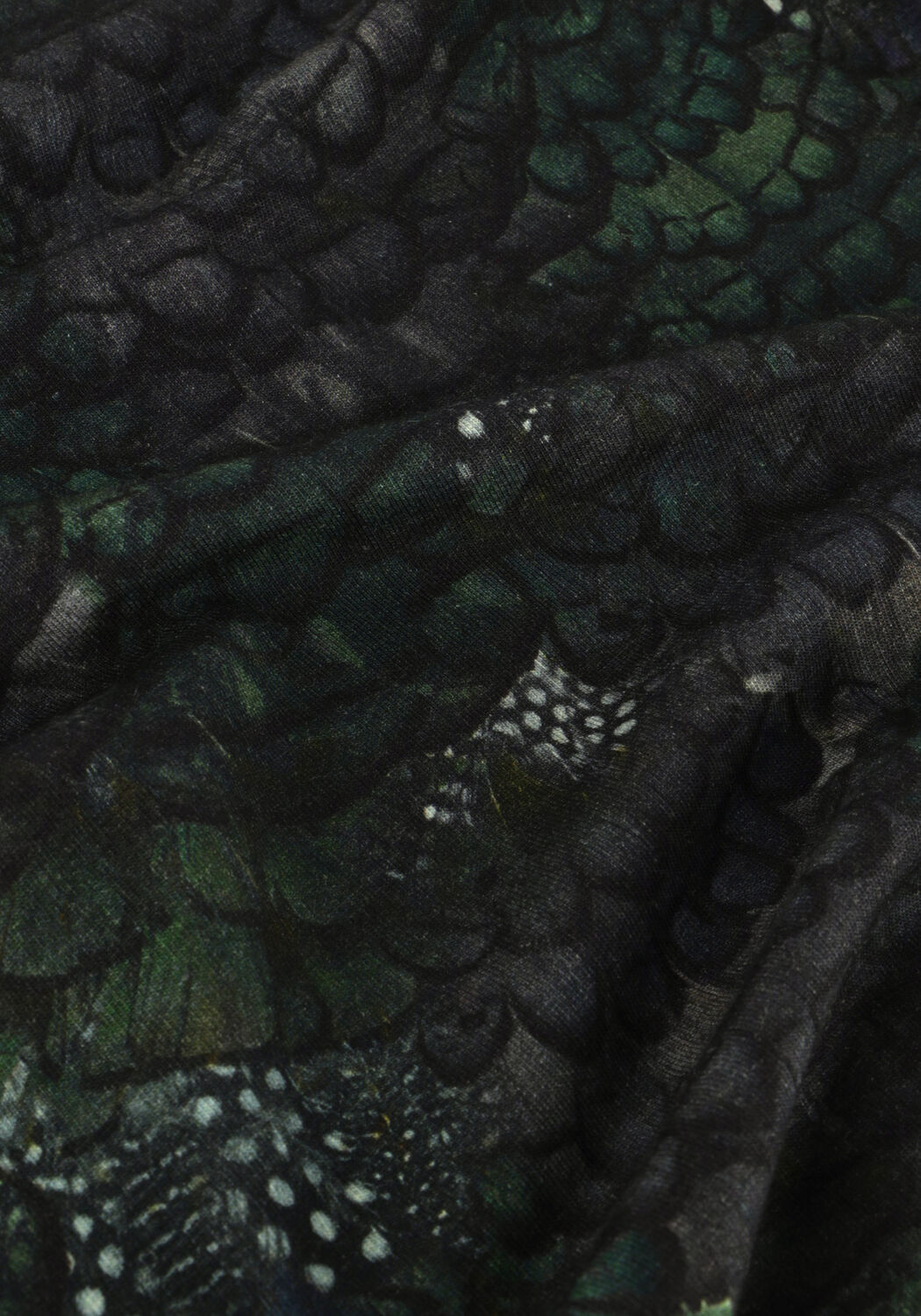 Groene SCOTCH & SODA Coltrui ALL OVER PRINTED MOCKNECK LONGSLEEVE T-SHIRT - large