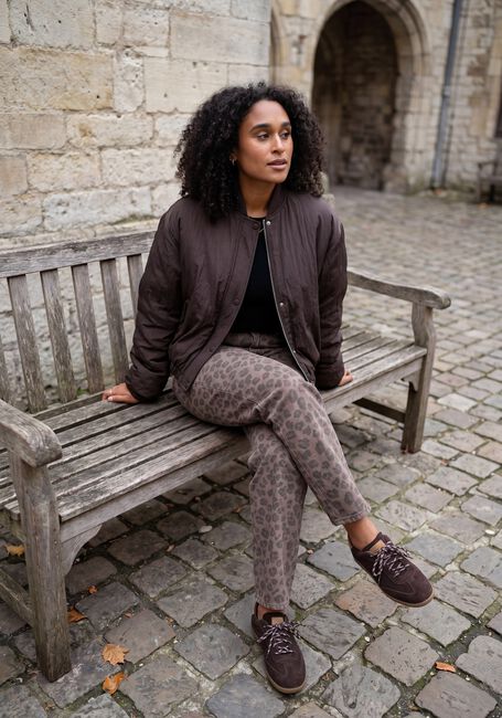 Bruine BY-BAR Trui POLLY PULLOVER - large