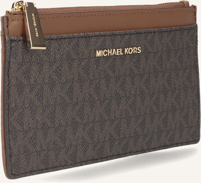 Bruine MICHAEL KORS Portemonnee LG SLIM CARD CASE Bruine MICHAEL KORS Portemonnee LG SLIM CARD CASE - large