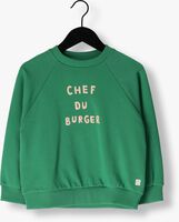 Groene Sproet & Sprout Sweater SWEATSHIRT RAGLAN CHEF DU BURGER - medium