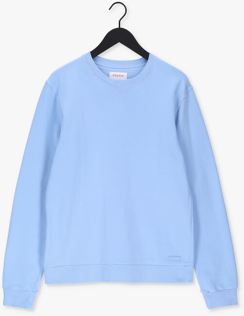 Blauwe CRUYFF Sweater EDUARDO CREWNECK - LOOPBACK GARMENT DYE - large