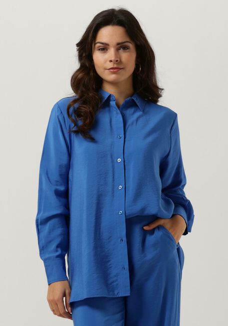 Blauwe MODSTRÖM Blouse CHRISTOPHER MD SHIRT - large