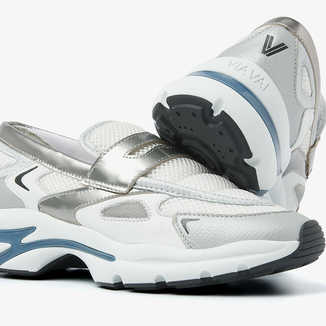 Zilveren VIA VAI Lage sneakers VESPER LANA - large